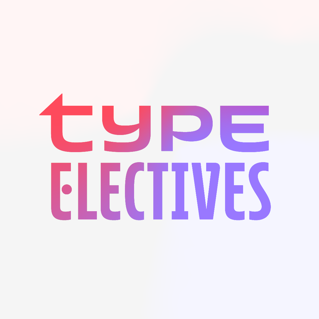 Colorful Type Electives logo on light background